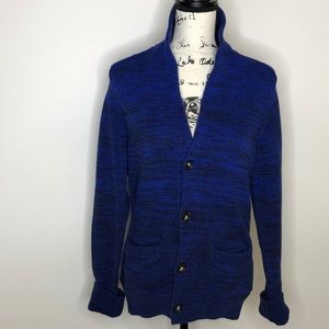 Unisex Blue Sweater Cardigan